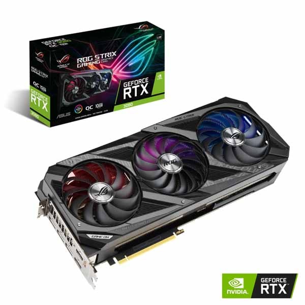 ASUS ROG Strix GeForce RTX 3080 V2 OC Edition 10GB GDDR6X（LHR版