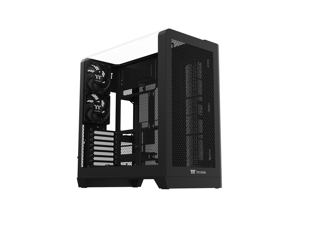 Thermaltake View 390 Air Black 120mmファン 2基搭載 湾曲強化