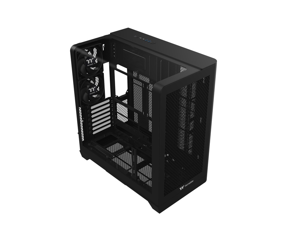 Thermaltake View 390 Air Black 120mmファン 2基搭載 湾曲強化