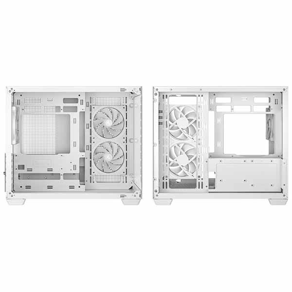 Deepcool CG330 3F WH フルビューM-ATXケース ホワイト｜R-CG330