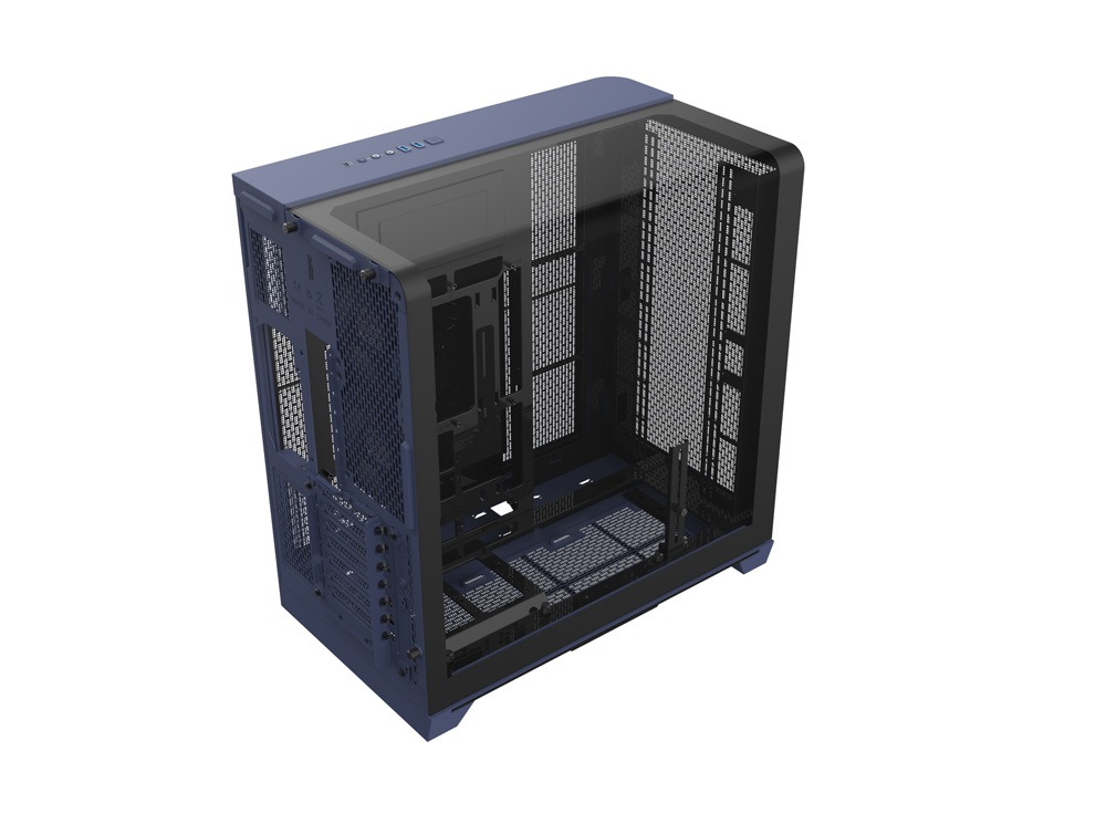 Thermaltake View 390 Air Future Dusk 120mmファン 2基搭載 湾曲強化