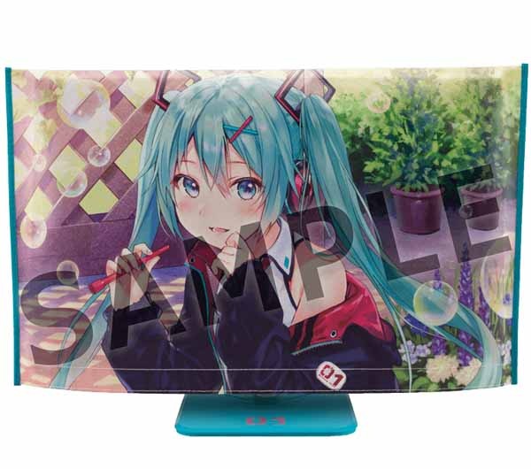 viewsonic VA2456-MIKU 23.8 モニター 初音ミク 初音ミクとコラボレーションをした、23.8型IPS液晶ディスプレイ