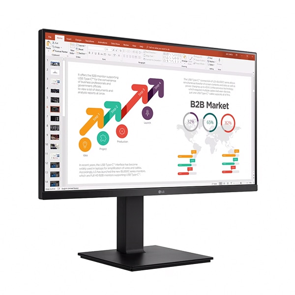 LG Electronics 没入感を高める3辺フレームレスデザイン27インチフルHD