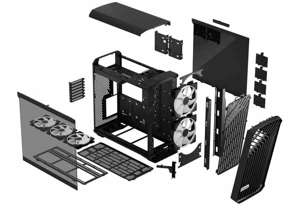 Fractal Design Torrent Black TG PCケース Torrent — Full Tower PC Case