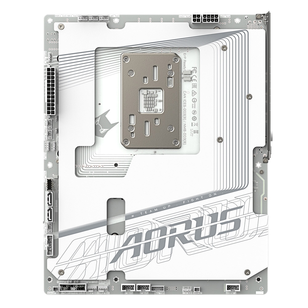 GIGABYTE X870 AORUS STEALTH ICE ATXマザーボード ホワイト｜X870 A