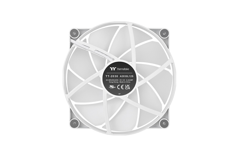 Thermaltake CT200 ARGB Sync PC Cooling Fan Single Pack White 200mm