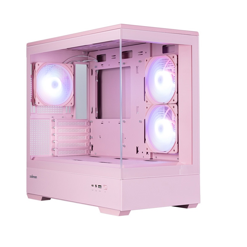 ZALMAN P30 PINK V2 ミニタワー型PCケース ピンク｜P30 PINK V2通販｜PC4U