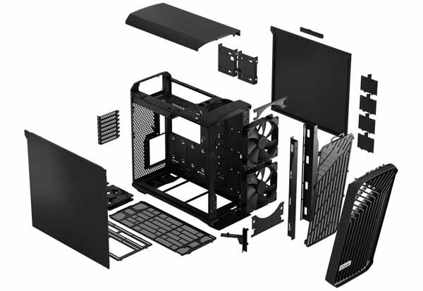 Fractal Design Torrent Black TG PCケース Fractal Design Torrent Black Solid フルタワー型PCケース