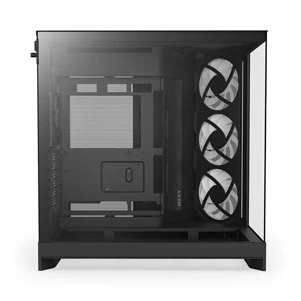 NZXT H9 Flow RGB (2025) - Black 大型デュアルチャンバー構造