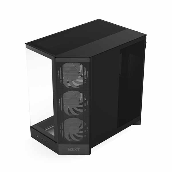 NZXT H9 Flow RGB (2025) - Black 大型デュアルチャンバー構造採用