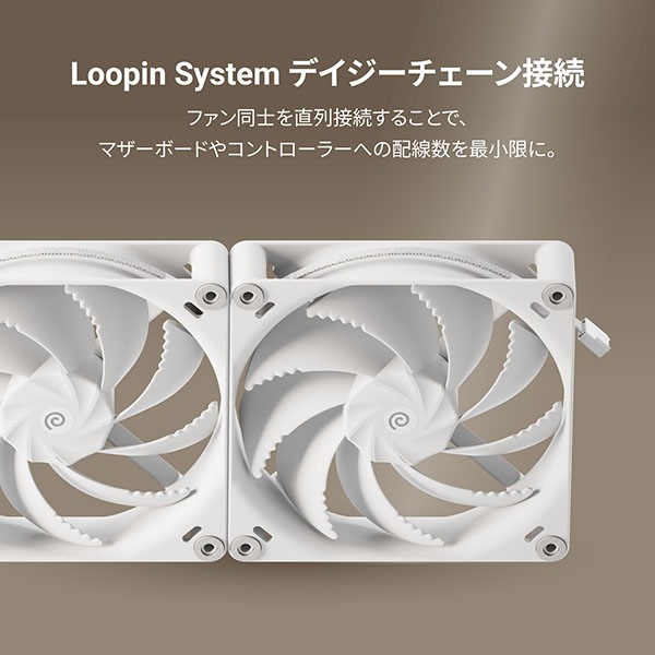PGG HAVN H12 White Fan 120mm PCケースファン ホワイト｜HVN-FS-H1230