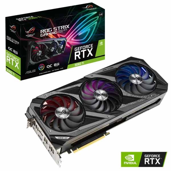 ASUS GeForce RTX 3060 Ti V2 OC Edition 8GB GDDR6 搭載