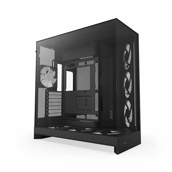 NZXT H9 Flow RGB+ (2025) - Black 大型デュアルチャンバー構造