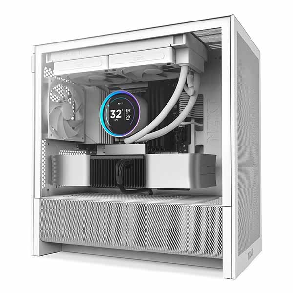 NZXT H3 Flow - White MICRO-ATX エアフローケース ホワイト｜CC