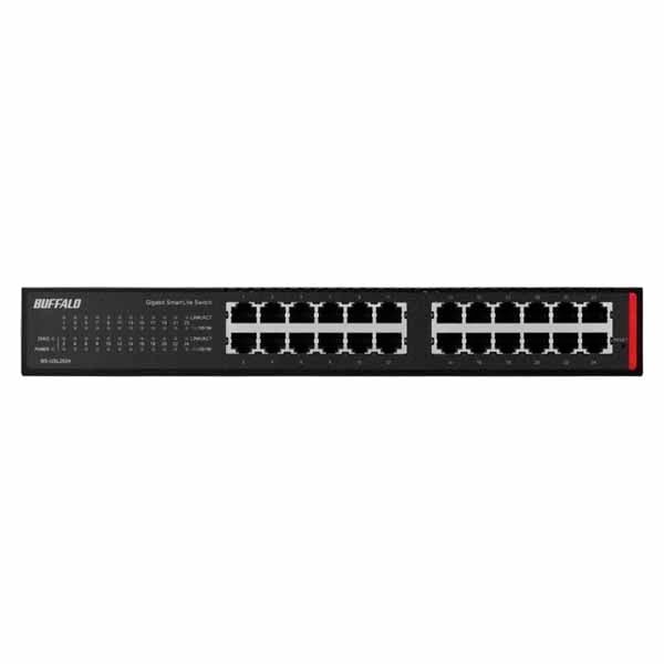 バッファロー 法人向け Giga対応 Layer2 スマートLiteスイッチ 24