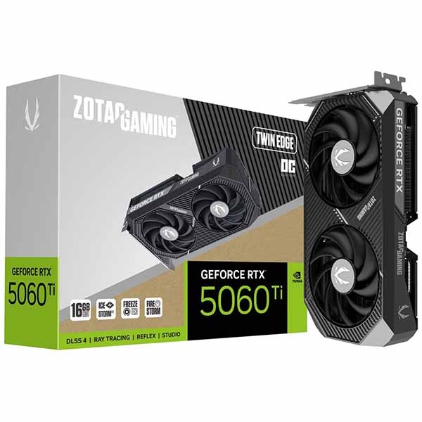 アウトレット特価・新品】ZOTAC GAMING GeForce RTX 5060 Ti 16GB Twin
