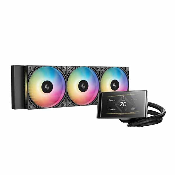 Deepcool LT360 VISION ARGB 可動式LCD搭載水冷クーラー｜R