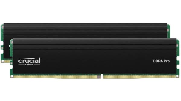 Crucial Pro 64GB(32GBx2) DDR4 3200MHz(PC4-25600) UDIMM CL22