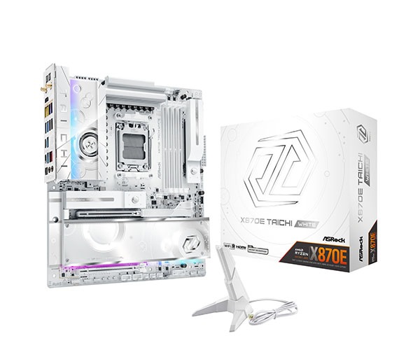 ASRock X870E Taichi White E-ATXマザーボード ホワイト｜X870E Taichi