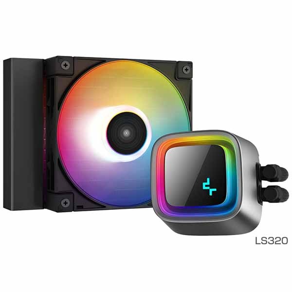 Deepcool LS320 冷却性能と静音性に優れた水冷一体型CPUクーラー