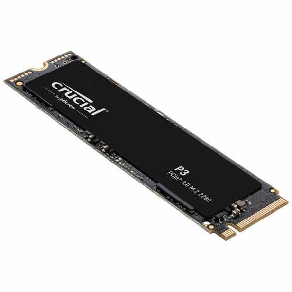 Crucial P3 容量4TB M.2(2280) 3D NAND Gen3 x4 NVMe M.2 SSD ; 3500MB