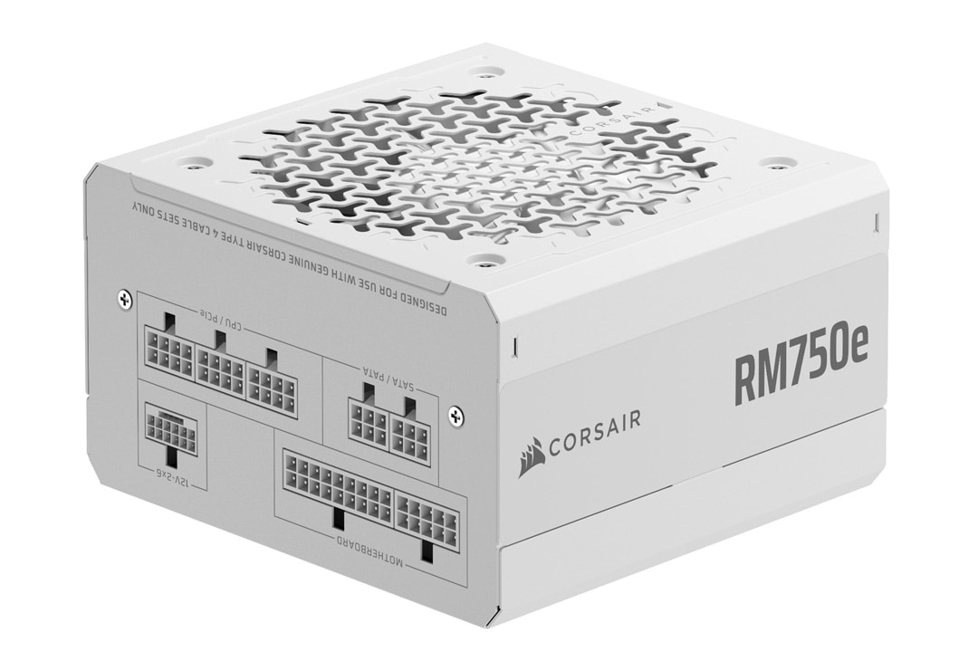 Corsair RM750e White -2025- PC電源ユニット 750W ホワイト｜CP
