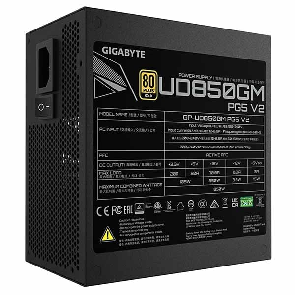 GIGABYTE UD850GM PG5 V2 電源ユニット 850W｜GP-UD850GM PG5 V2通販｜PC4U