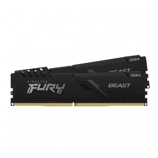 Kingston 64GB(32GBx2) DDR4 2666MHz (PC4-21300) CL16 DIMM FURY