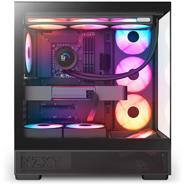 NZXT S5 RGB (2026) - Black ミドルタワーPCケース ブラック｜CC-S51FB