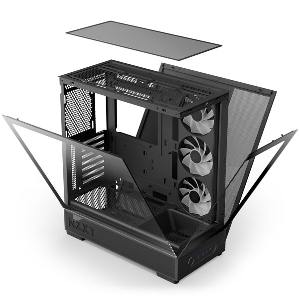NZXT S5 RGB (2026) - Black ミドルタワーPCケース ブラック｜CC-S51FB