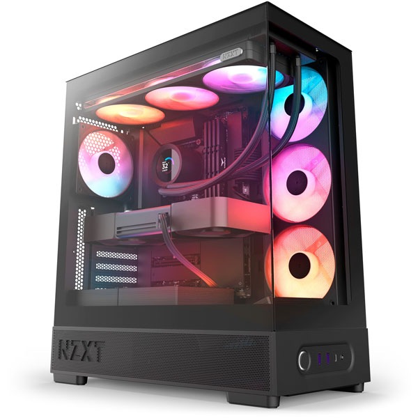 NZXT S5 RGB (2026) - Black ミドルタワーPCケース ブラック｜CC-S51FB