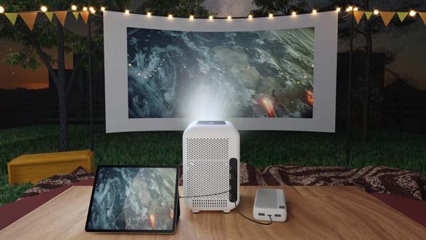 HP Projector CC180W モバイルプロジェクター Amazon.com: HP Projector CC180W Promo 3 in1, Portable HD