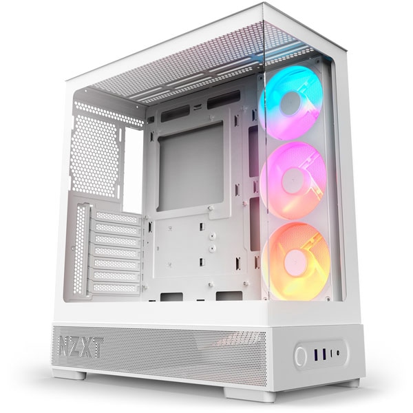 NZXT S5 RGB (2026) - White ミドルタワーPCケース ホワイト｜CC-S51FW