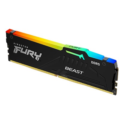Kingston FURY Beast DDR5 RGB 8GB(8GBx1) DDR5 4800MHz(PC5-38400