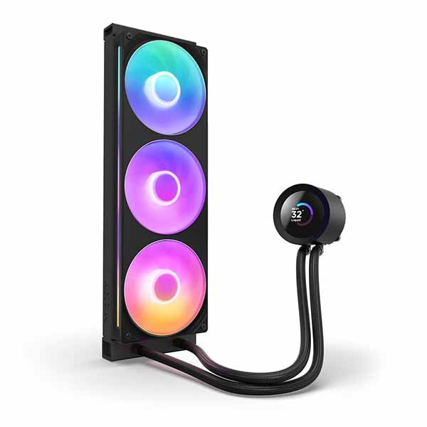 NZXT Kraken Plus 360 RGB v2(Black) 360mm RGB AIO液体クーラー