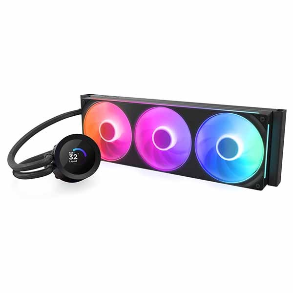NZXT Kraken Plus 360 RGB v2(Black) 360mm RGB AIO液体クーラー 1.54