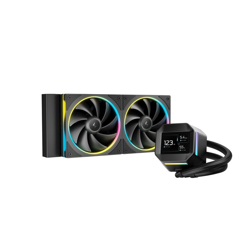 Deepcool 240cpu水冷クーラー Deepcool LD240 デジタルディスプレイ搭載 水冷一体型CPU