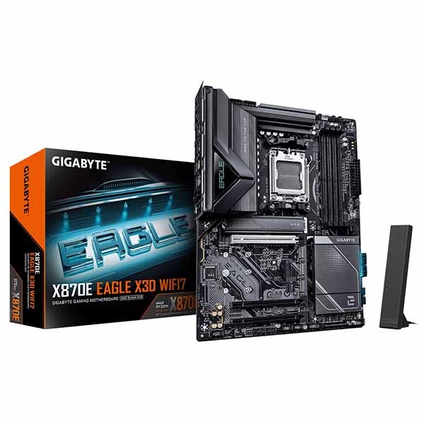 GIGABYTE X870E EAGLE X3D WIFI7 ATXマザーボード｜X870E EAGLE X WF7