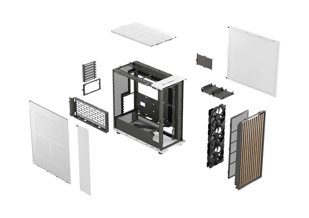 Fractal Design North XL Chalk White フルタワー型PCケース