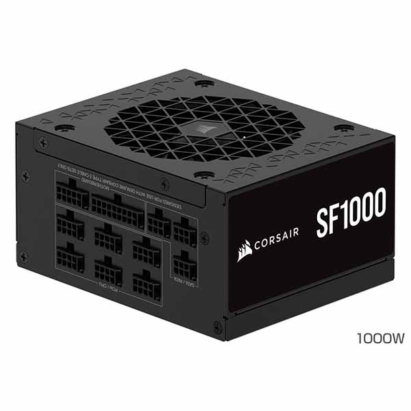 Corsair SF1000 Platinum ATX3.1 PCI Express 5.1対応 フルモジュラー
