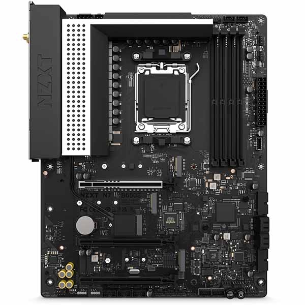 NZXT N7 B650E White ATXマザーボード ホワイト [AMD B650チップ