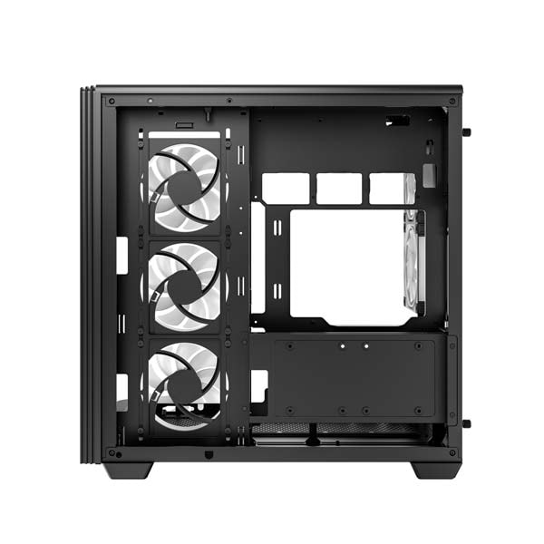 Deepcool CG590U 5F 一体型曲面ガラス採用 ATXケース ブラック｜R