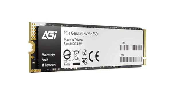 未使用品　AGI SATA3 SSD 512GB AGI AI298 容量512GB M.2(2280) 3D NAND Gen3 x4 NVMe SSD 3000MB/s