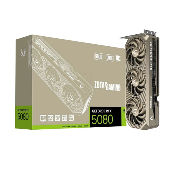 ZOTAC RTX5080 SOLID CORE OC 20th Edition グラフィックスボード