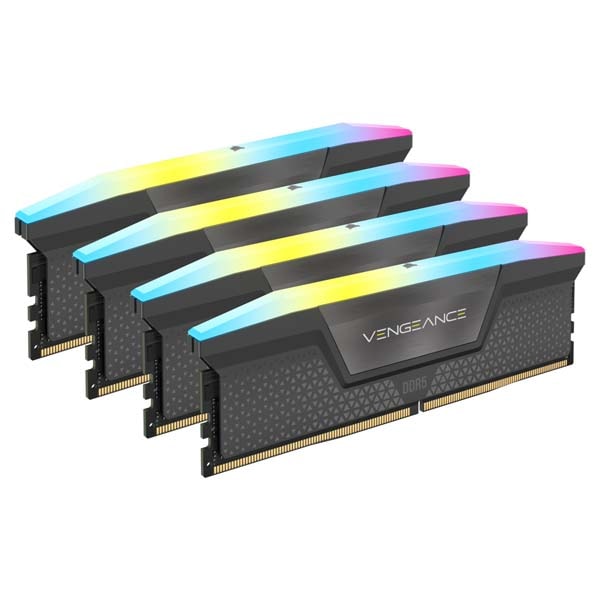 メモリー CORSAIR VENGEANCE DDR5 64GB Corsair VENGEANCE RGB 64GB(16GBx4) DDR5 5600MHz(PC5-44800) UDIMM