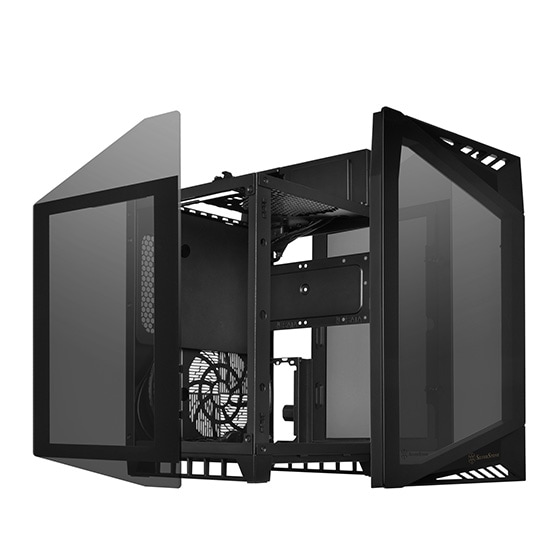 【未開封】SilverStone 強化ガラス製PCケース SST-LD03B Amazon | SilverStone Lucidシリーズ 強化ガラス製PCケース SST