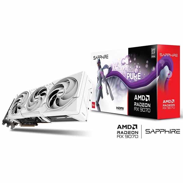 【アウトレット特価・新品】Sapphire PURE Radeon RX 9070 GAMING OC 16GB オーバークロック仕様のグラフィックボード｜PURERX907016GB/11349-02-20G