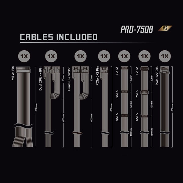 ASRock PRO-750B V2 電源ユニット 750W｜PRO-750B V2通販｜PC4U
