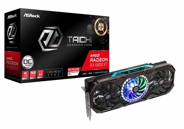 ASRock RX6800 XT Taichi X 16G OCオーバークロック仕様のグラフィック 