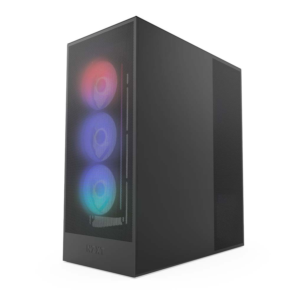 NZXT H7 Flow RGB v2 Black ミドルタワー型PCケース マットブラック